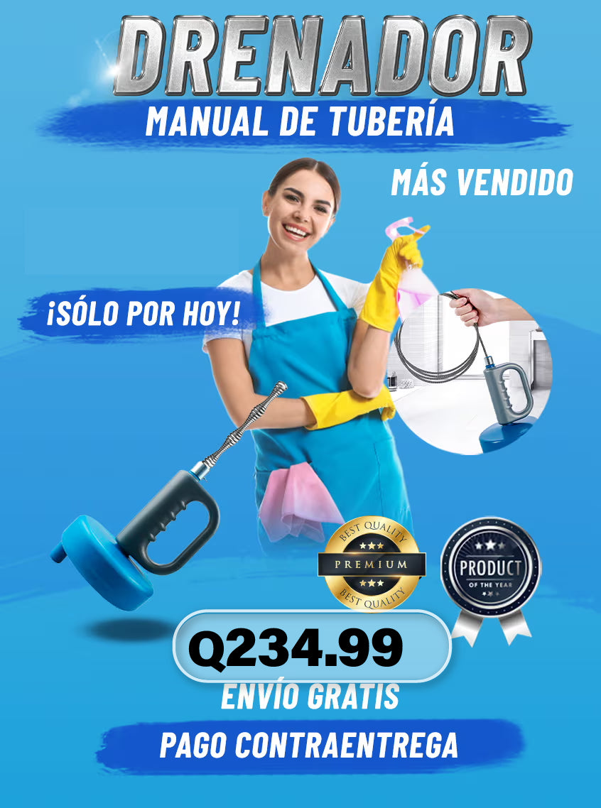 DRENADOR MANUAL DE TUBERÍA