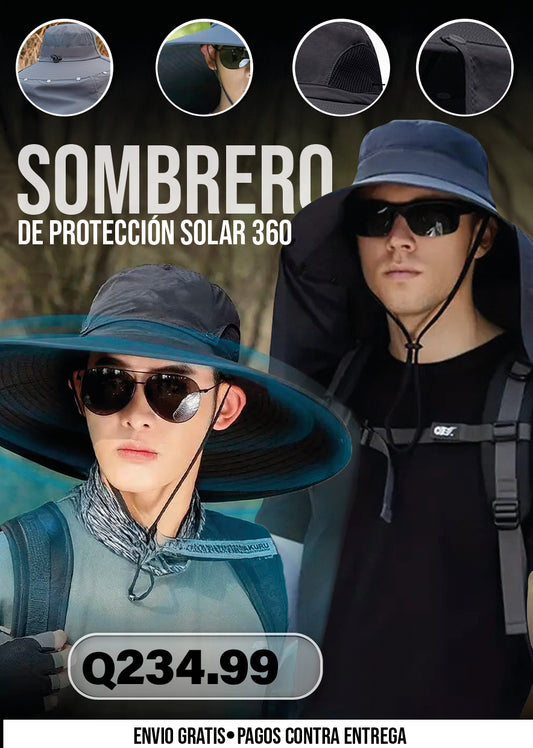SOMBRERO DE PROTECCIÓN SOLAR 360° AVENTURA