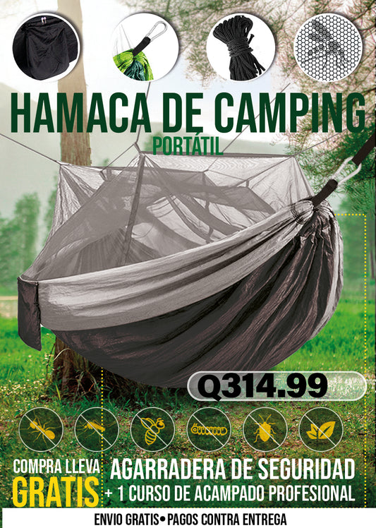 HAMACA DE CAMPING PORTÁTIL